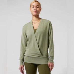 Purana V-Neck Wrap Sweatshirt